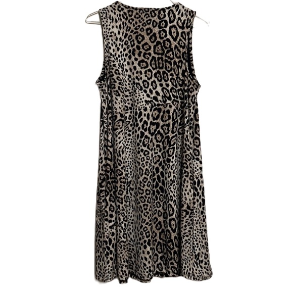 PREMISE Leopard Dress, Multi Colors, Size Medium - Picture 2 of 4